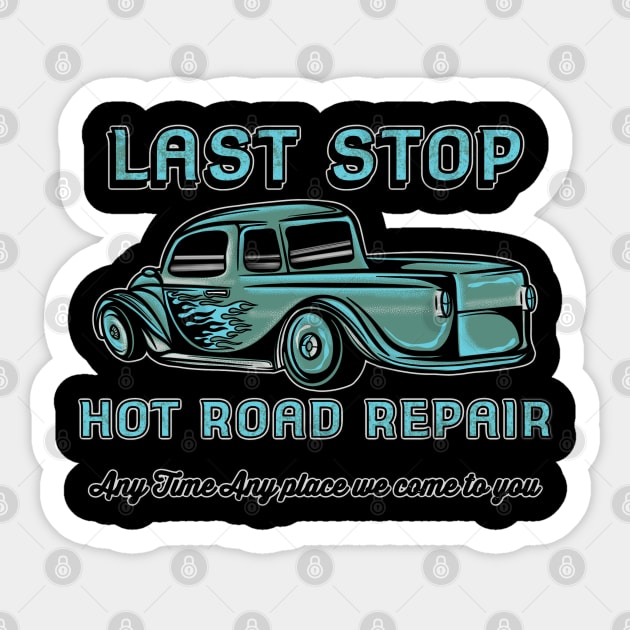 Last stop Sticker by Yusuf